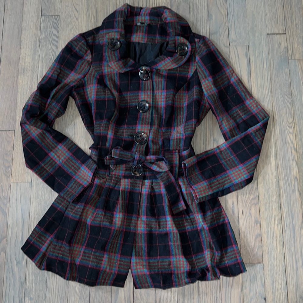 Zinc preloved plaid jacket🍂🔥💃